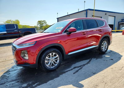 2019 Hyundai Santa Fe Se, uszkodzenie: Burn - Engine, Copart lot 69546326