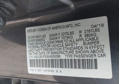 2019 Acura Tlx Tech Pkg, uszkodzenie: Przód, Iaai lot 45306231, zdjęcie 9 z 22