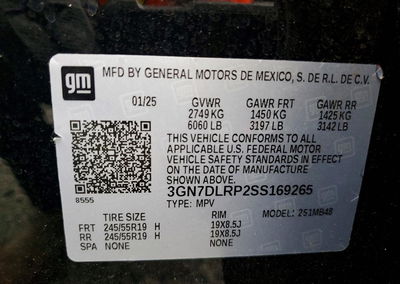 2025 Chevrolet Equinox Lt, Rear End damage, Copart lot 62516736, photo 13 of 13