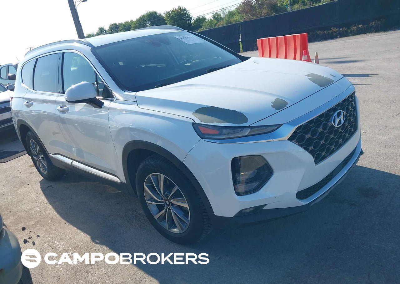 2019 Hyundai Santa Fe Sel Plus, daño Trasero, Iaai lote 45754327