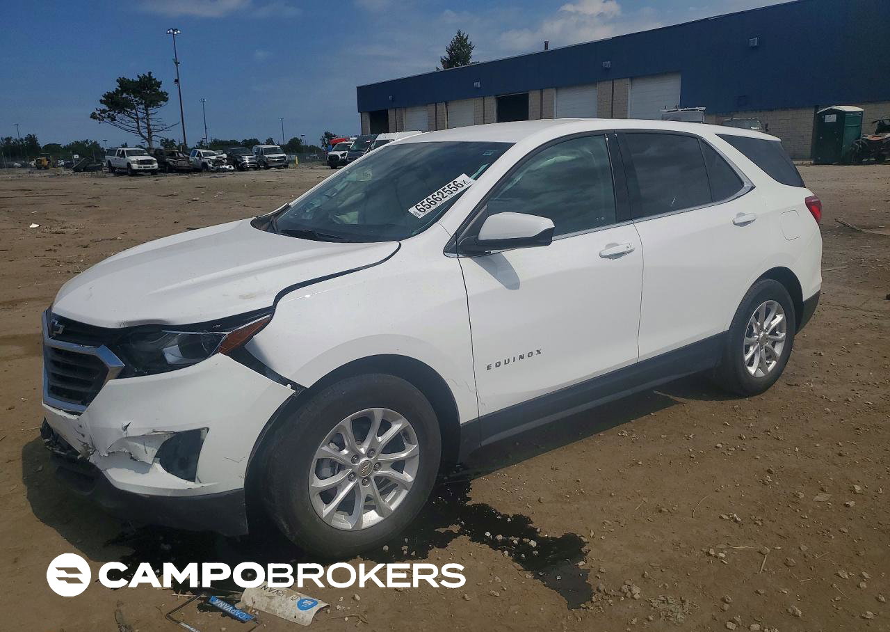 2020 Chevrolet Equinox Lt, uszkodzenie: Przód, Copart lot 65662556