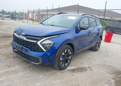 2023 Kia Sportage X-line, пошкодження: Front & Rear, Iaai лот 45879299, фото 2 з 16