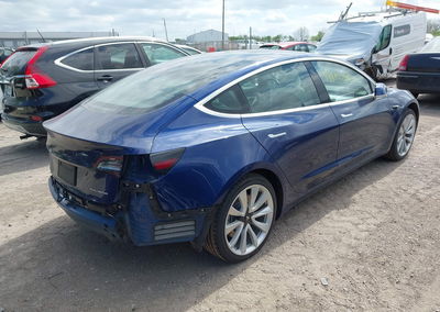 2019 Tesla Model 3 Long Range/performance, daño Trasero, Iaai lote 44802139, foto 4 de 19