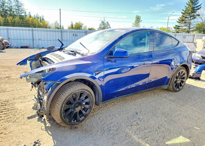 2023 Tesla Model Y, Front End damage, Copart lot 67168646