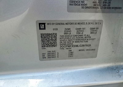 2020 Chevrolet Silverado C1500 Lt, uszkodzenie: Przód, Copart lot 65284626, zdjęcie 12 z 14