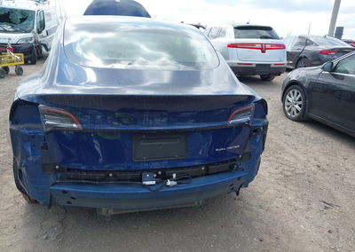 2019 Tesla Model 3 Long Range/performance, daño Trasero, Iaai lote 44802139, foto 6 de 19