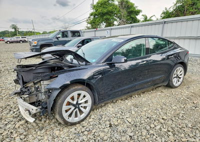 2023 Tesla Model 3, daño Frontal, Copart lote 62494856