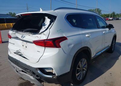 2019 Hyundai Santa Fe Sel Plus, daño Trasero, Iaai lote 45754327, foto 4 de 17