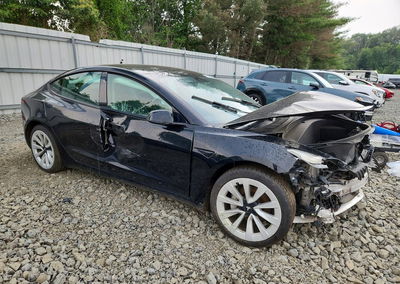 2023 Tesla Model 3, daño Frontal, Copart lote 62494856, foto 4 de 13