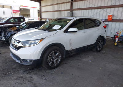 2019 Honda Cr-v Ex, daño Trasero, Iaai lote 45975916, foto 2 de 16