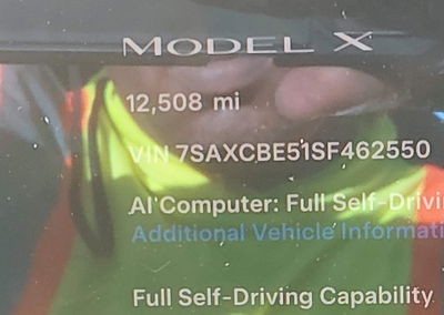 2025 Tesla Model X Long Range, uszkodzenie: Przód, Iaai lot 45837600, zdjęcie 14 z 15