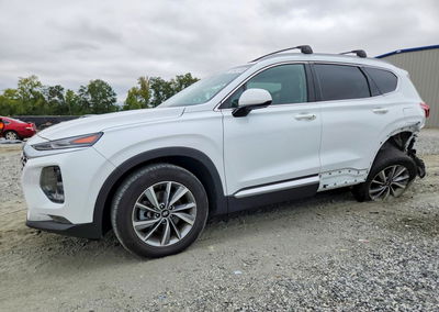 2020 Hyundai Santa Fe Sel, пошкодження: Задня частина, Copart лот 70342386