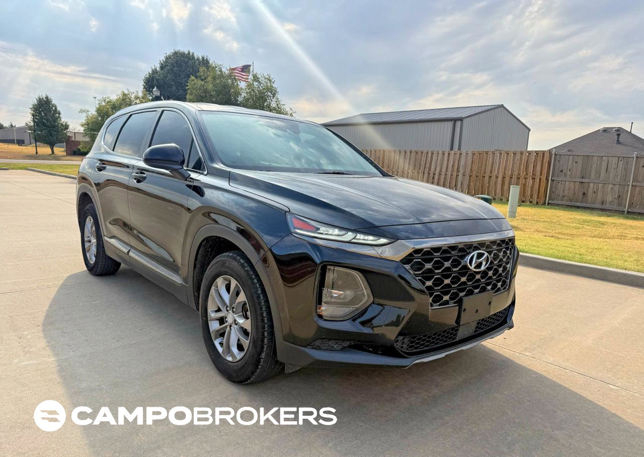 2019 Hyundai Santa Fe Se, пошкодження: Незначні вм’ятини/подряпини, Copart лот 70798326