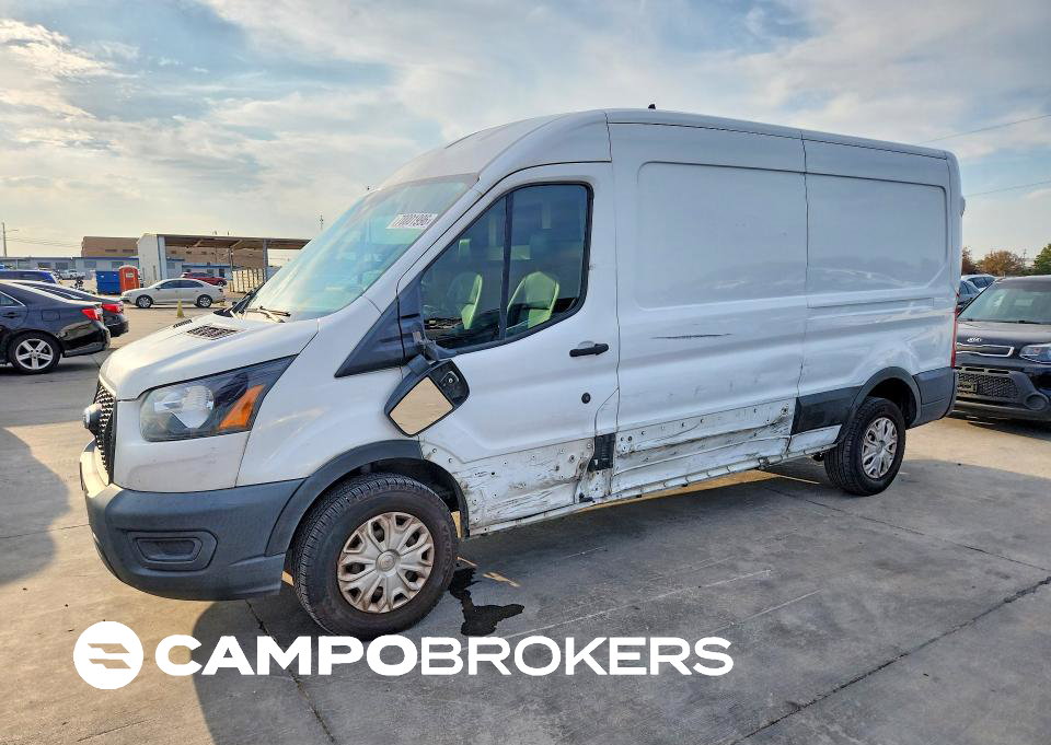 2021 Ford Transit 250 Delivery Van, пошкодження: Бік, Copart лот 70001996