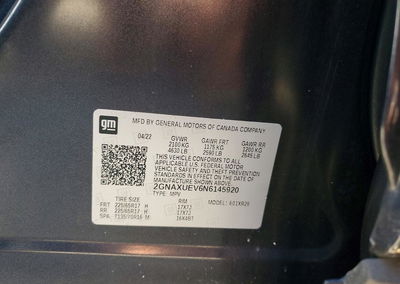 2022 Chevrolet Equinox Lt, uszkodzenie: Zalanie, Copart lot 66413496, zdjęcie 13 z 15