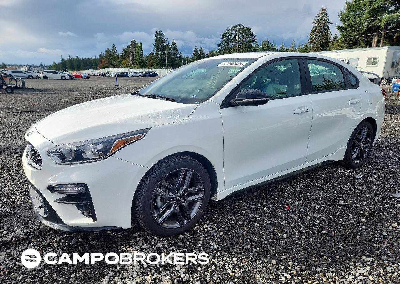 2020 Kia Forte Gt Line, daño Trasero, Copart lote 70366086