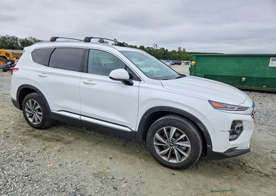 2020 Hyundai Santa Fe Sel, daño Trasero, Copart lote 70342386, foto 4 de 14
