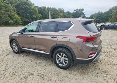 2020 Hyundai Santa Fe Sel, daño Frontal, Copart lote 70652416, foto 2 de 12