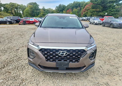 2020 Hyundai Santa Fe Sel, daño Frontal, Copart lote 70652416, foto 5 de 12