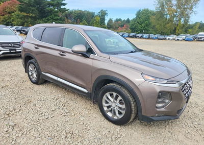 2020 Hyundai Santa Fe Sel, daño Frontal, Copart lote 70652416, foto 4 de 12