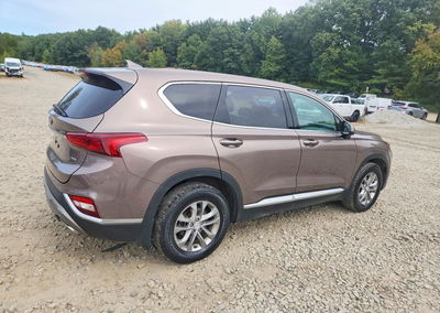 2020 Hyundai Santa Fe Sel, daño Frontal, Copart lote 70652416, foto 3 de 12