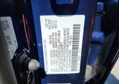 2019 Honda Cr-v Exl, Front End damage, Copart lot 66608416, photo 13 of 15