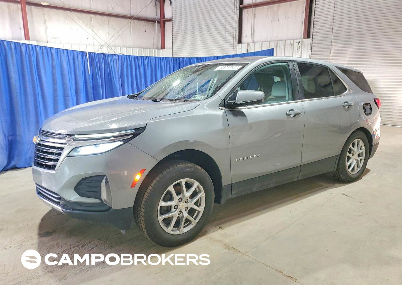 2024 Chevrolet Equinox Lt, daño Lateral, Copart lote 69368456