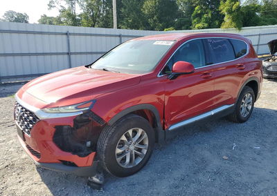 2019 Hyundai Santa Fe Sel 2.4l, daño Frontal, Copart lote 65161766