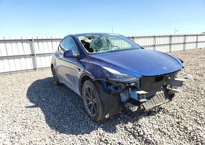 2025 Tesla Model Y, Front End damage, Copart lot 67924446, photo 14 of 15