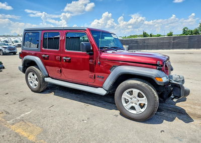 2021 Jeep Wrangler Unlimited Sport, Front End damage, Copart lot 64297806, photo 4 of 14