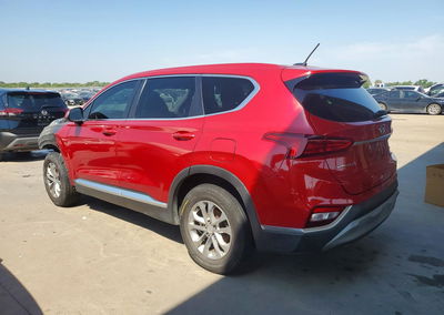 2020 Hyundai Santa Fe Se, daño Incendio, Copart lote 66733006, foto 2 de 12