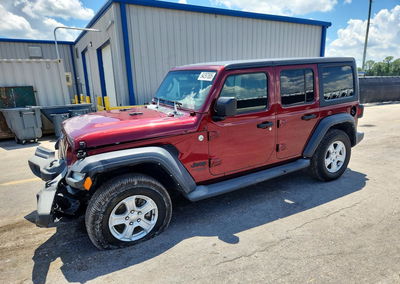 2021 Jeep Wrangler Unlimited Sport, Front End damage, Copart lot 64297806