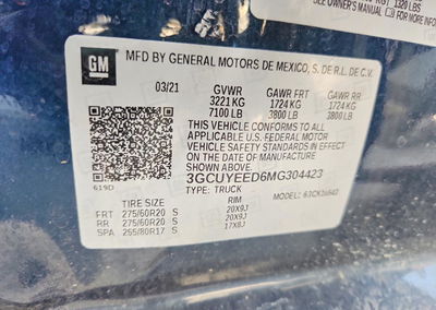 2021 Chevrolet Silverado K1500 Rst, пошкодження: Бік, Copart лот 62272026, фото 13 з 15
