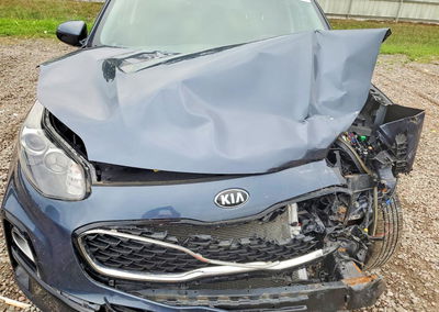2020 Kia Sportage Lx, daño Frontal, Copart lote 68857806, foto 11 de 14