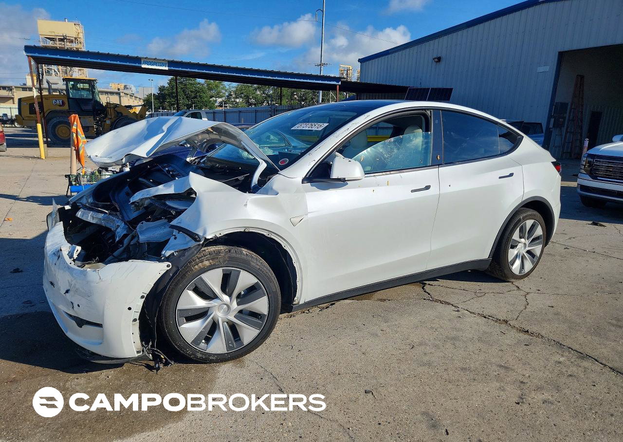 2020 Tesla Model Y, uszkodzenie: Przód, Copart lot 67376516
