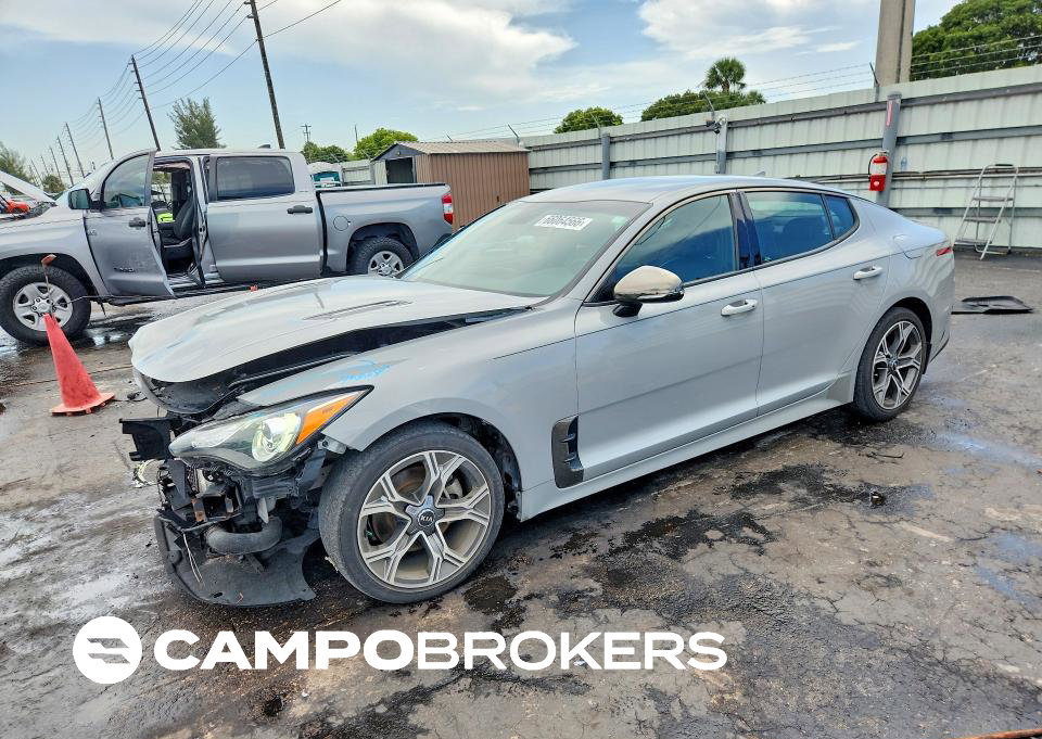 2021 Kia Stinger Gt-line, пошкодження: Передня частина, Copart лот 66064566