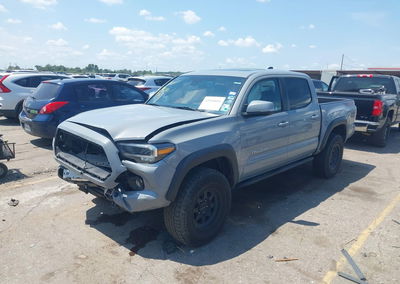 2021 Toyota Tacoma Trd Off-road, Front End damage, Iaai lot 45950601, photo 2 of 16