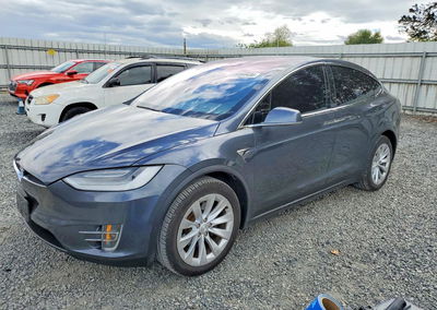 2019 Tesla Model X, daño Trasero, Copart lote 64669496