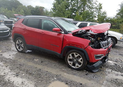 2020 Jeep Compass Limited 4x4, daño Frontal derecho, Iaai lote 45651807