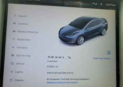 2019 Tesla Model X, daño Trasero, Copart lote 64669496, foto 9 de 13