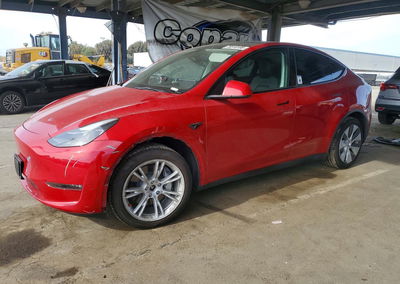 2023 Tesla Model Y, Front End damage, Copart lot 70510186