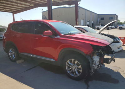 2020 Hyundai Santa Fe Se, daño Incendio, Copart lote 66733006, foto 4 de 12