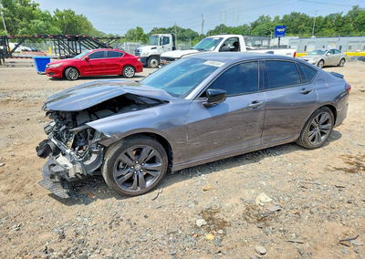2021 Acura Tlx Tech A, пошкодження: Передня частина, Copart лот 61908246