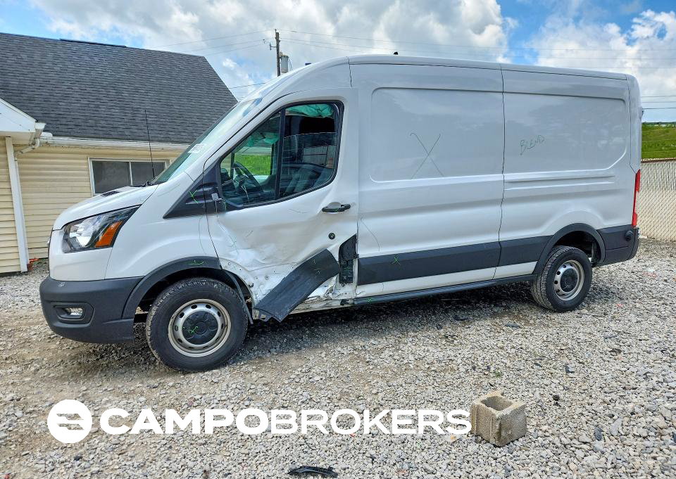 2024 Ford Transit T-250, daño Lateral, Copart lote 56664426