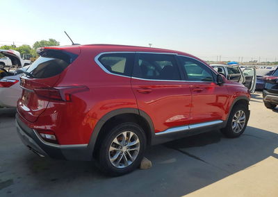 2020 Hyundai Santa Fe Se, daño Incendio, Copart lote 66733006, foto 3 de 12