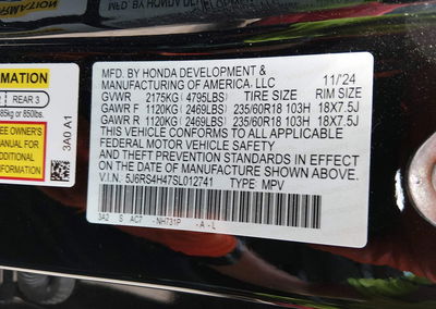 2025 Honda Cr-v Ex Awd, daño Frontal derecho, Iaai lote 45848285, foto 9 de 16