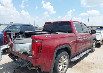 2020 Gmc Sierra 1500 4wd  Short Box Slt, daño Front & Rear, Iaai lote 45752405, foto 4 de 17