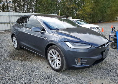 2019 Tesla Model X, daño Trasero, Copart lote 64669496, foto 4 de 13