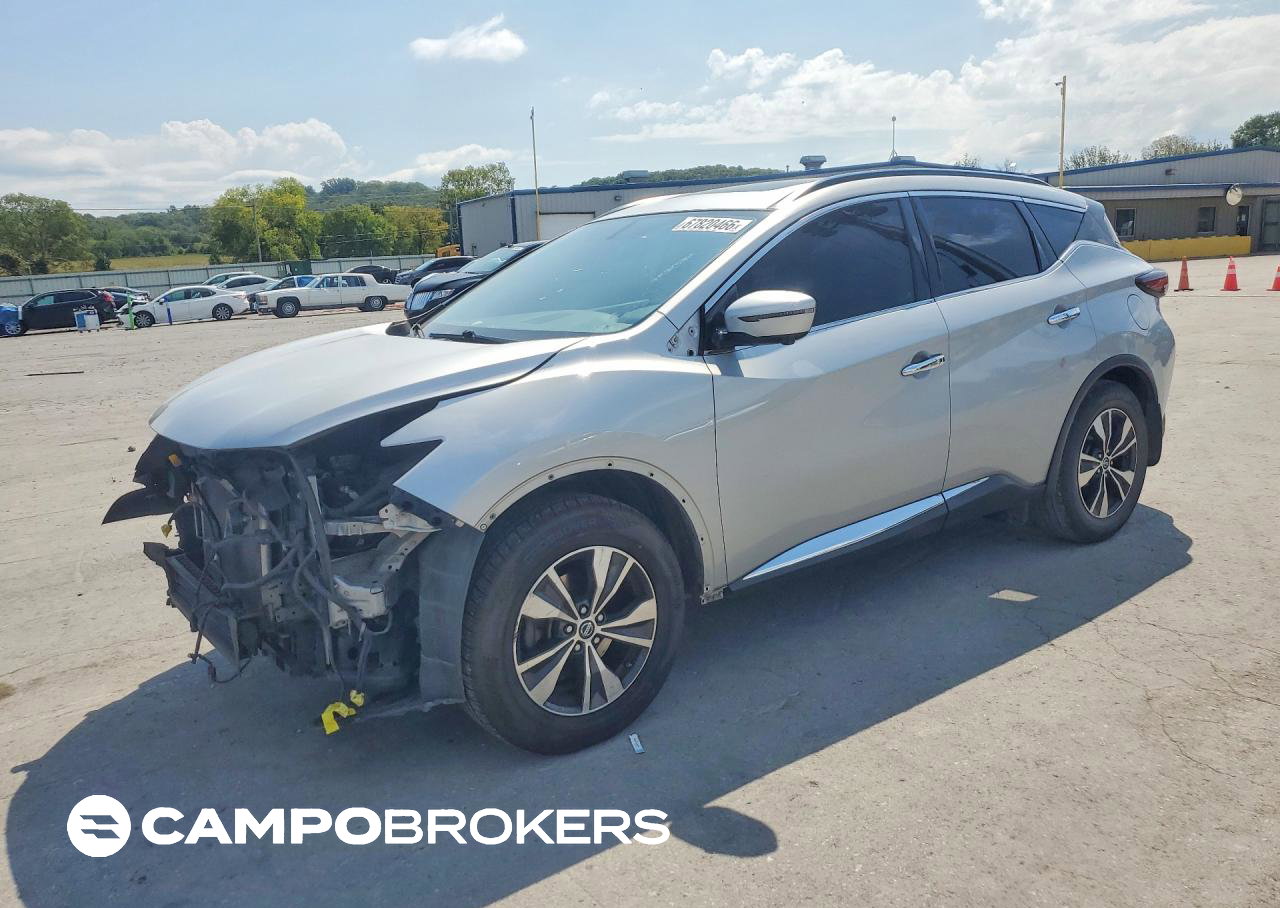 2019 Nissan Murano S, uszkodzenie: Przód, Copart lot 67820466