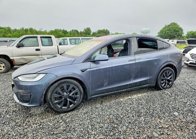 2023 Tesla Model X, daño Lateral, Copart lote 54619436
